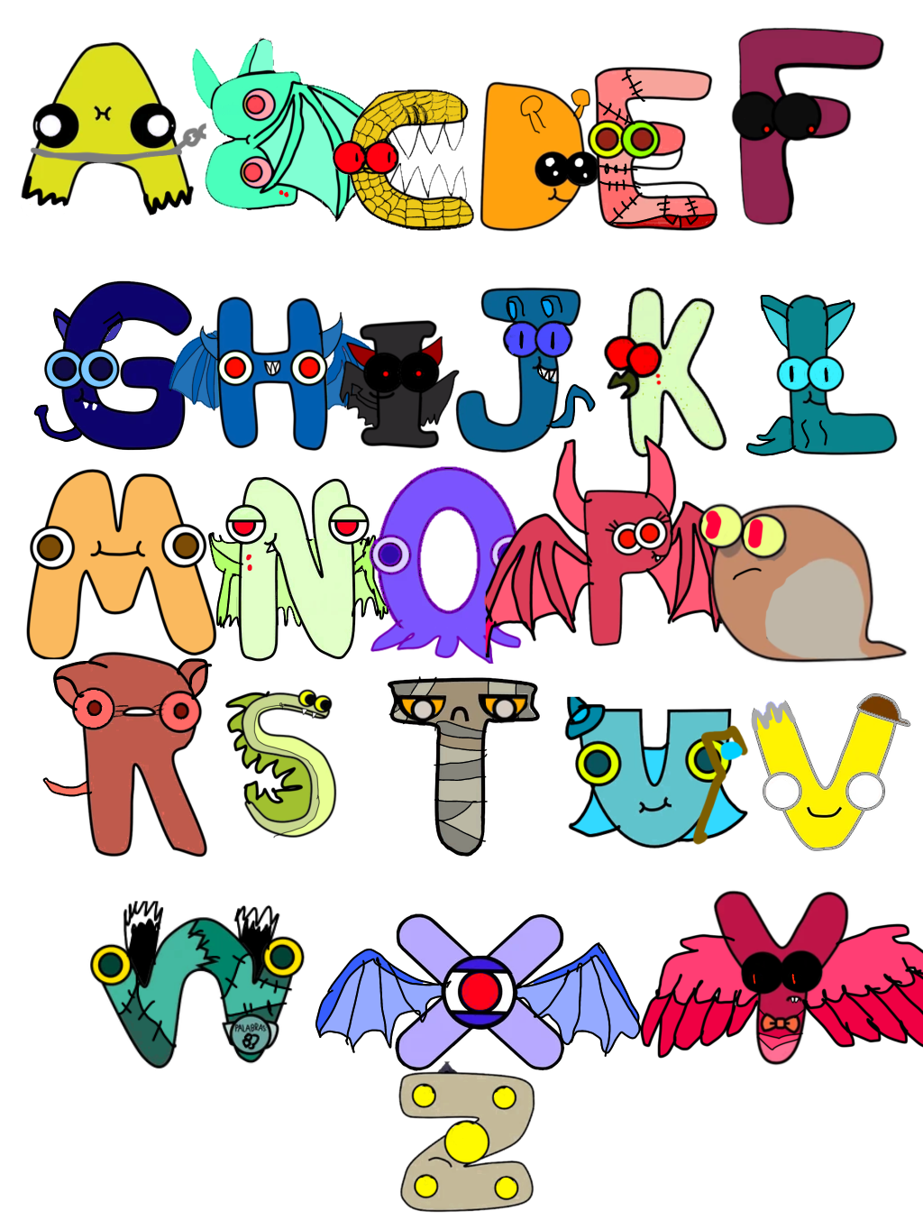 Spanish Alphabet Lore Monster AU - G by MissKoehler49 on DeviantArt