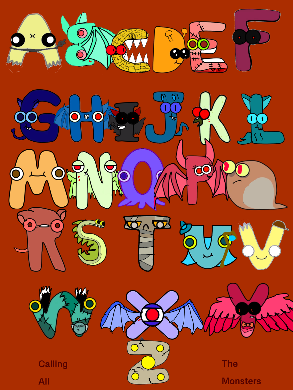 Spanish Alphabet Lore Monster AU - E by MissKoehler49 on DeviantArt