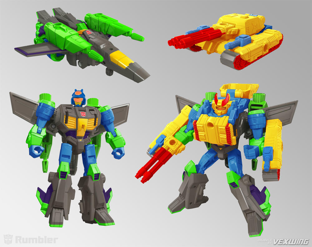 Transformers Rumbler Digibash by Vexwing on DeviantArt