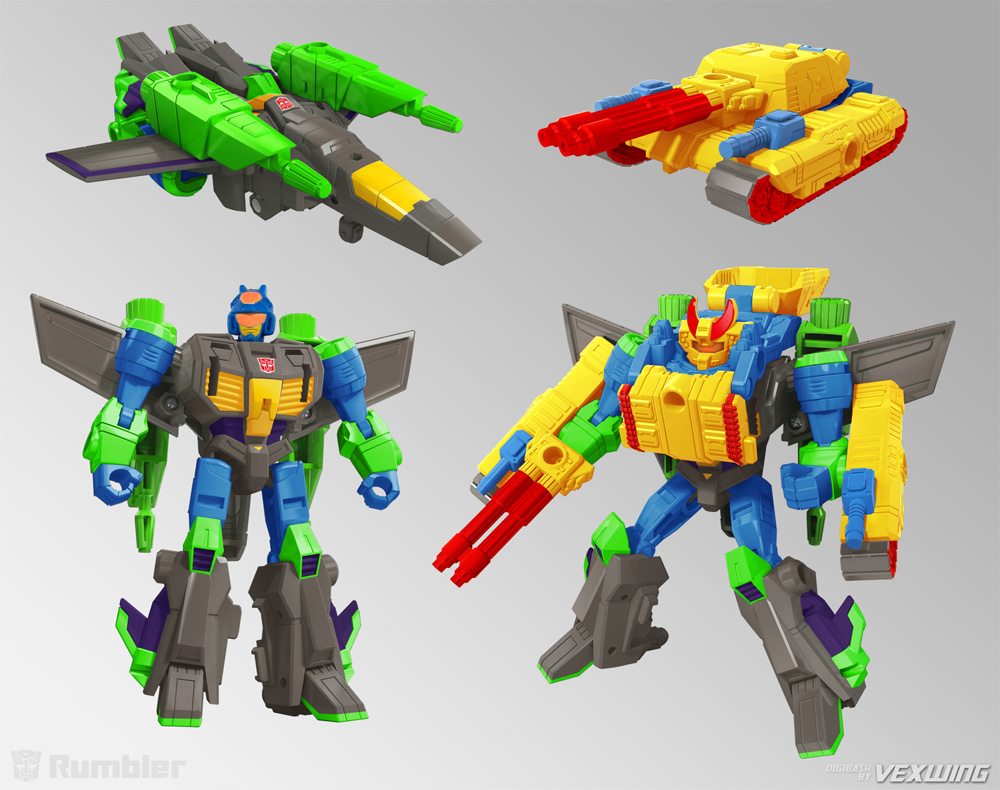 Transformers Rumbler Digibash by Vexwing on DeviantArt