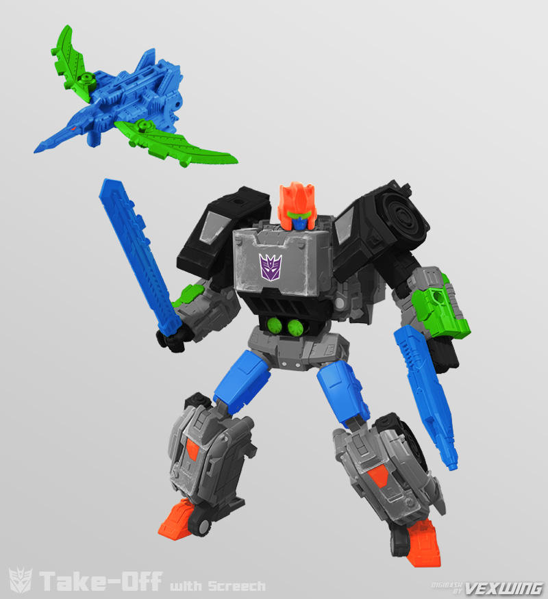 Transformers Take-Off with Screech Digibash by Vexwing on DeviantArt