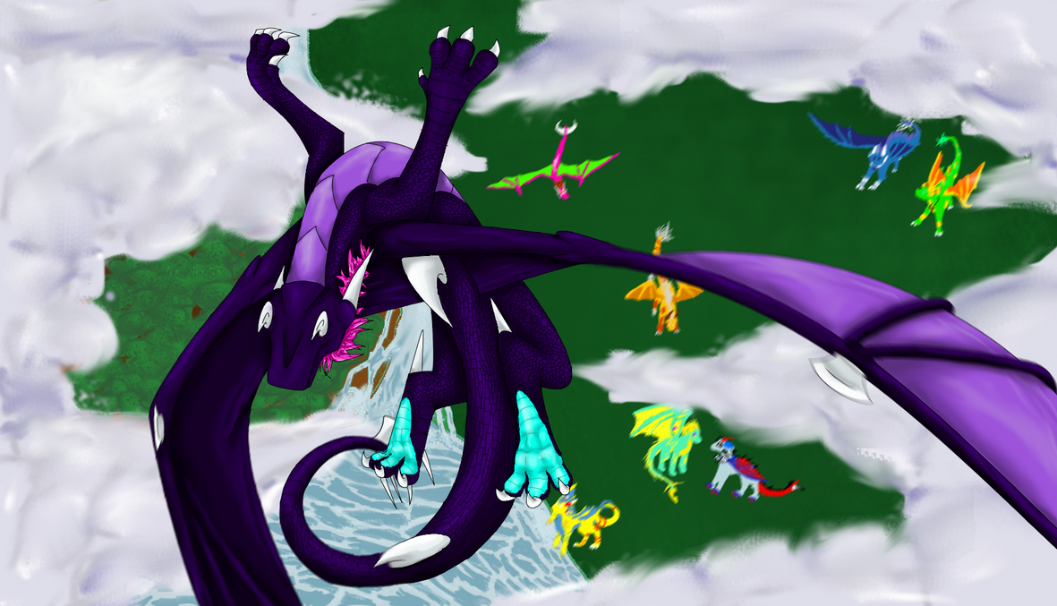 Over the clouds to the Earth by xSpickeyx
