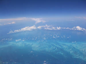 Over the Caribbean Sea