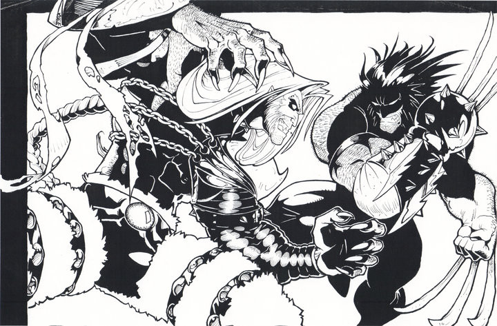 Barbarian Sabertooth vs Barbarian Wolverine