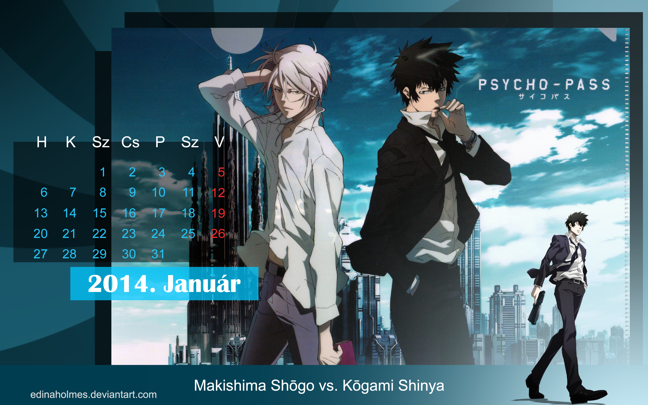 Hatterkep Naptar 14 Januar Psycho Pass By Edinaholmes On Deviantart
