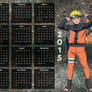 Yearly Calendar Wallpaper 2015 - Naruto
