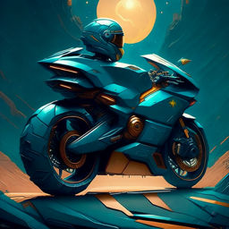 Space bike by NullAIArt on DeviantArt