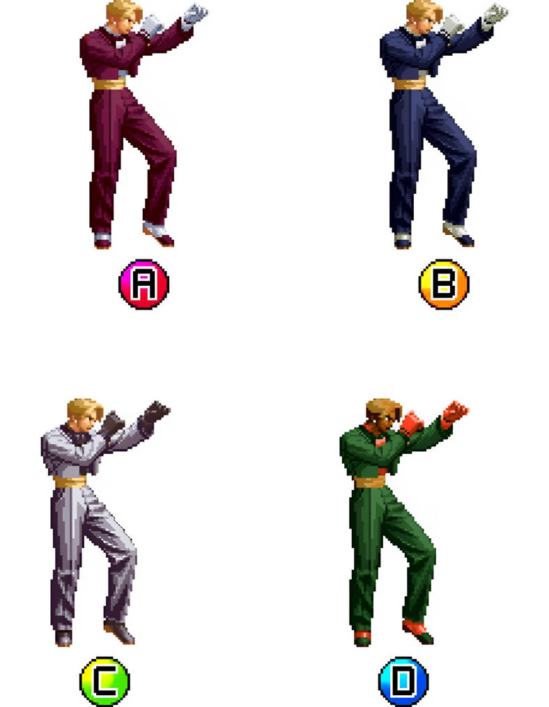King KOF02UM All color Variations by TheJdvt on DeviantArt