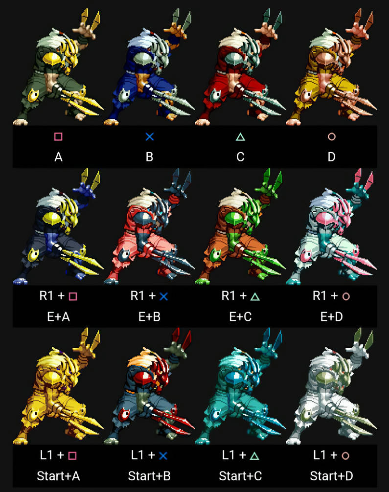 Ps2 Variations Jazu/ Jyazu Kofxi PS2 All COLOR Variations by TheJdvt on DeviantArt