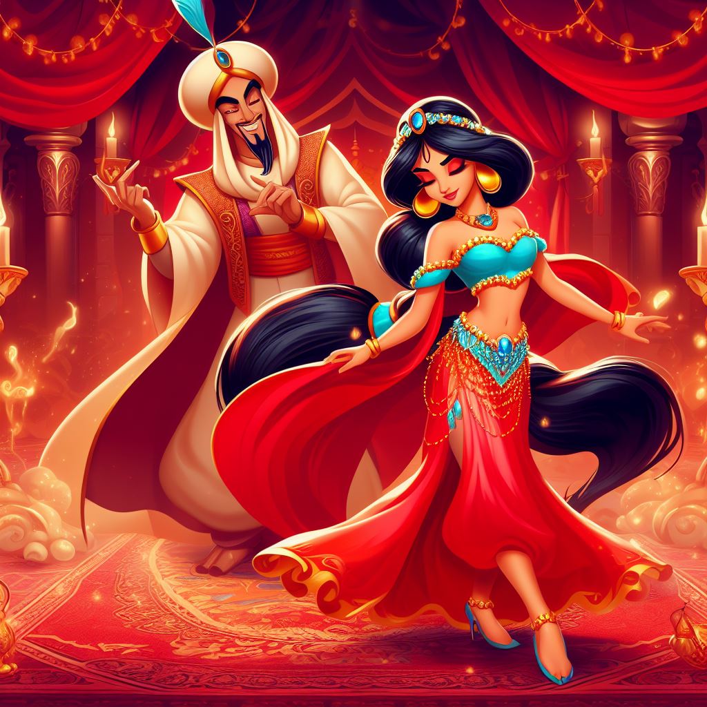 Princess Jasmine in the Sultan's Harem by MagicianPendragon on DeviantArt
