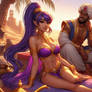 AI Art: Slave Genie Shantae