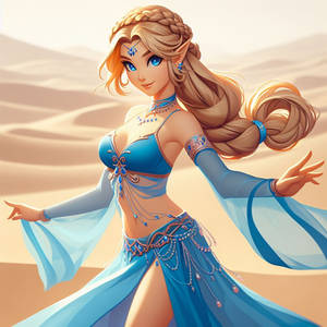 AI Art: Princess Zelda Belly Dance!