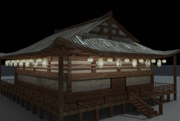 Japanese Irimoya Architecture