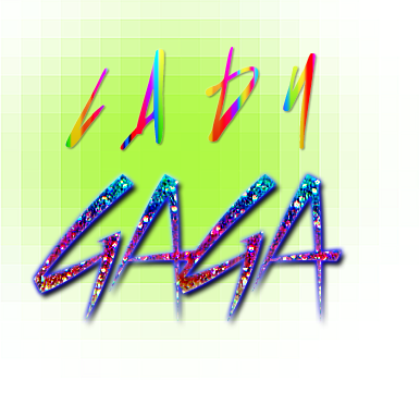 Texto 'Lady Gaga' png