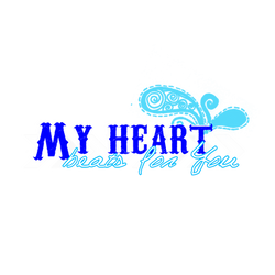 Texto png My heart beats for You