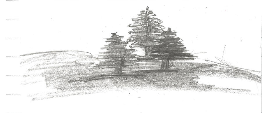 three trees