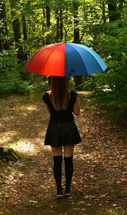 rainbow umbrella