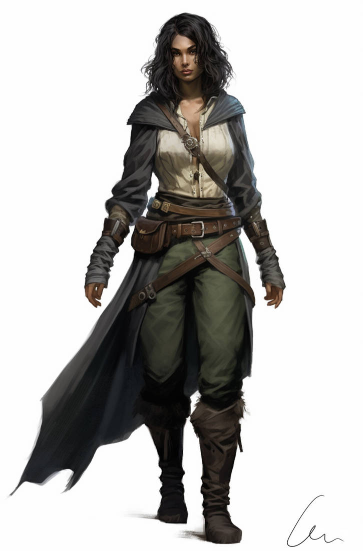 Dnd Human Rogue by DraconicRosalia on DeviantArt