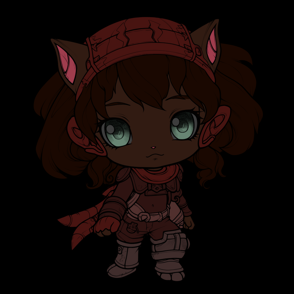 Chibi Werewolf Girl by DraconicRosalia on DeviantArt