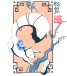 Porcelain Squirrel by Cozigiraffe