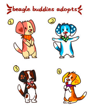 $5 Beagle Buddies Adopts! ALL CLAIMED