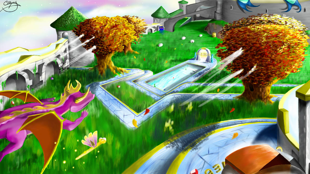 Where Is Autumn Plains In Spyro 2 Spyro 2 Autumn Plains (Fan-Art) by SlimmywithanS on DeviantArt