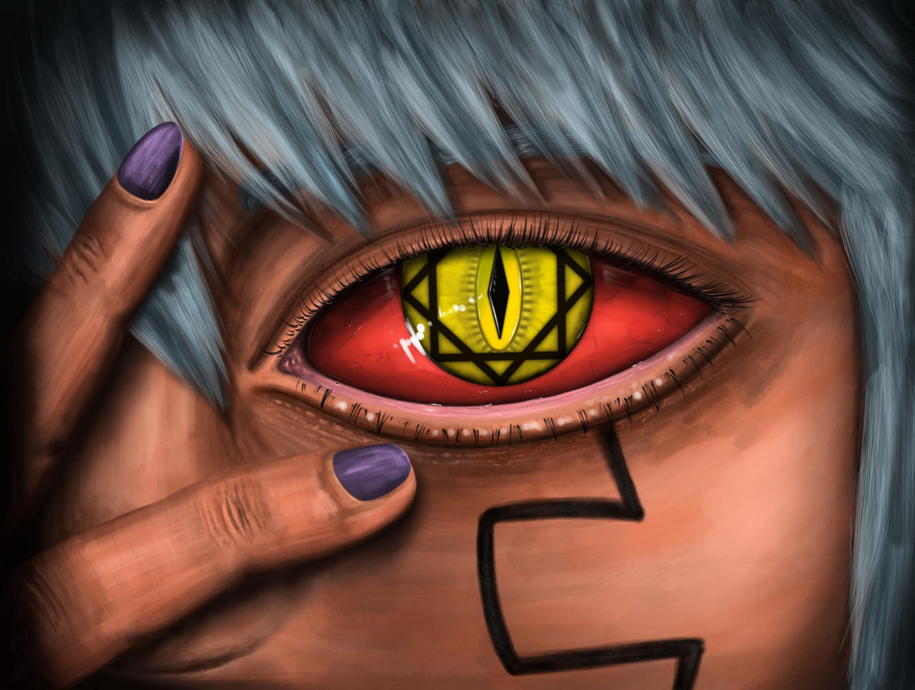 Abyss Razor from Mashle - full render by FoxyRed26 on DeviantArt