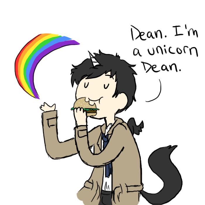 Cas The Unicorn by nerdymoosechild