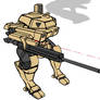Tiberian sun GDI Armored 120mm Gun Walker Titan