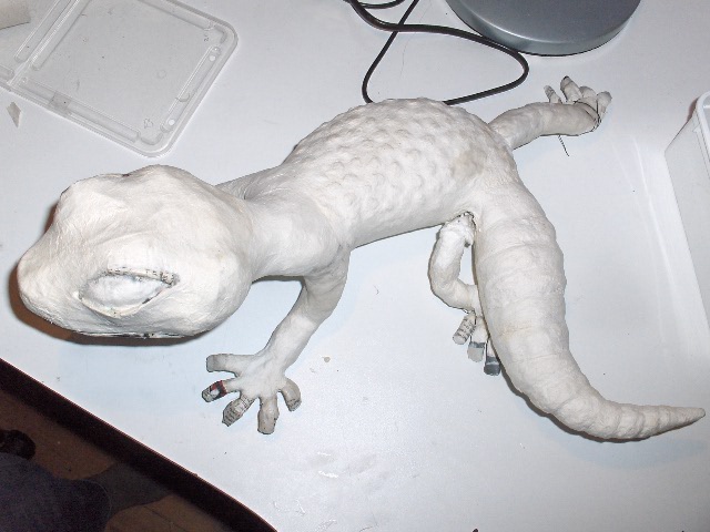 Paper Mas Hay Rizard Paper Mache Lizard