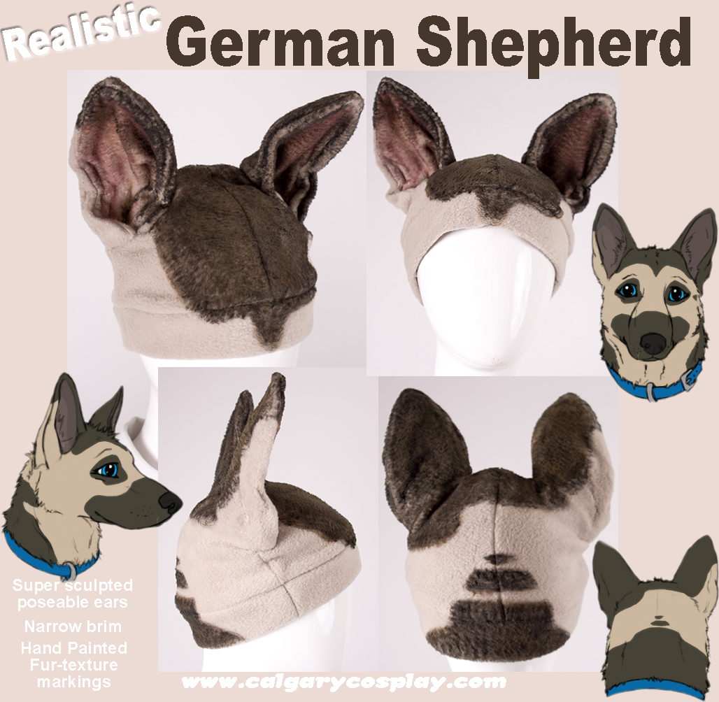 Realistic German Shepherd Hat