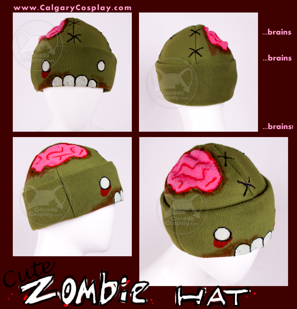 Cute Handmade Zombie Hat