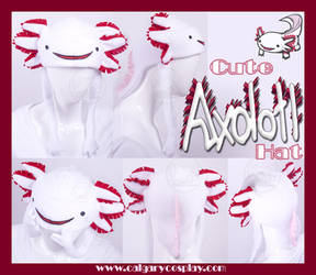 Cute Albino Axolotl Hat