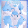 Blue Shark Hat
