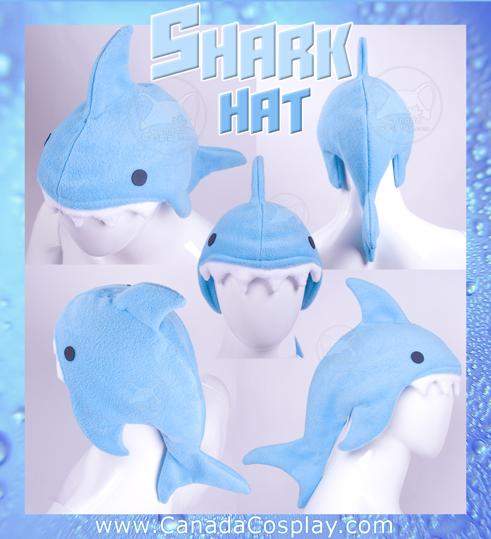 Blue Shark Hat