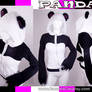 Stylized Panda Hoodie
