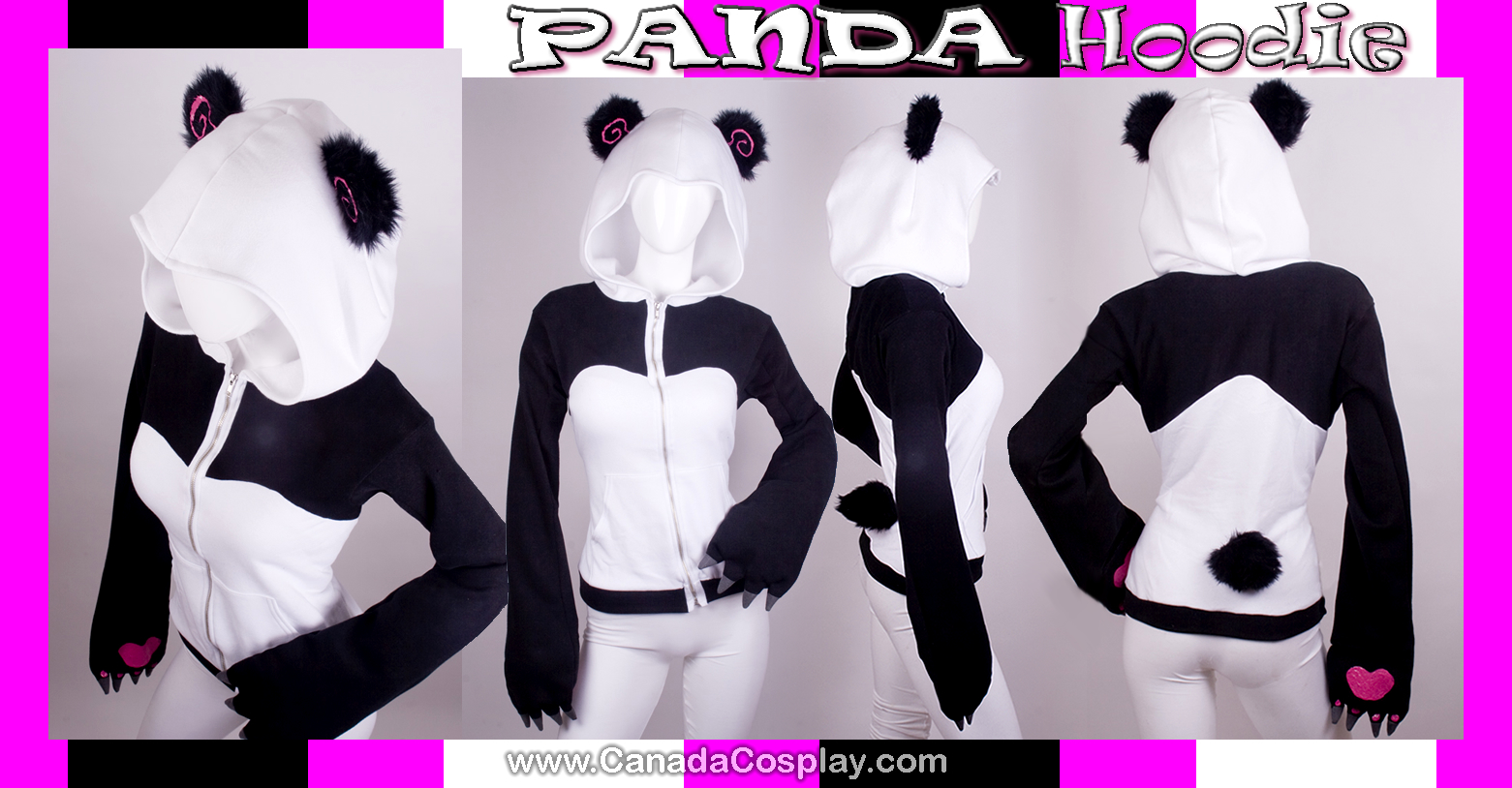 Stylized Panda Hoodie