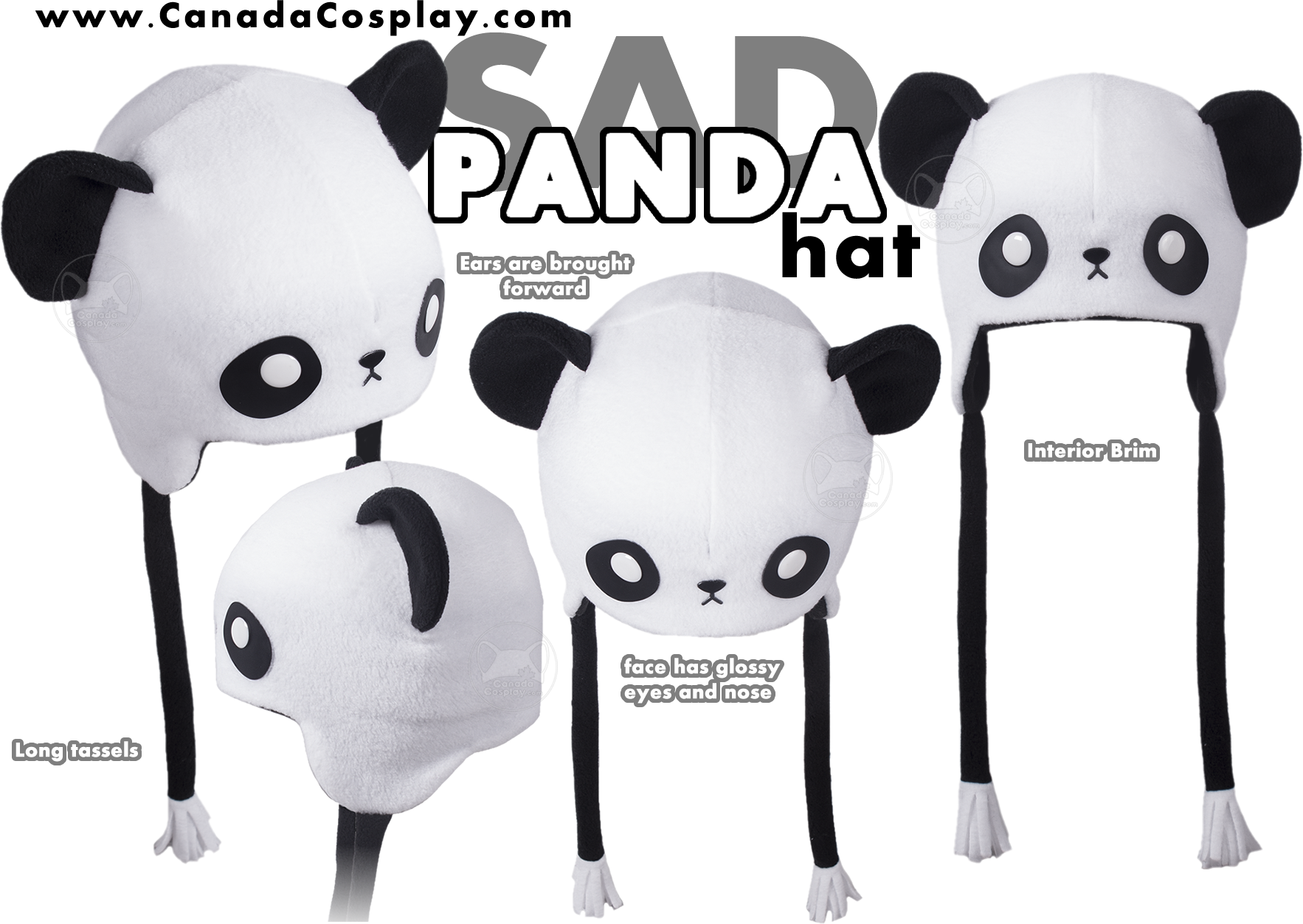 Sad Panda Hat