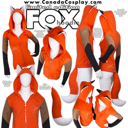 Fox Hoodie Limited Edition by KayPikeFashion