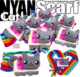 Nyan Cat Scarf by KayPikeFashion