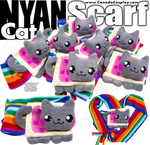 Nyan Cat Scarf by KayPikeFashion
