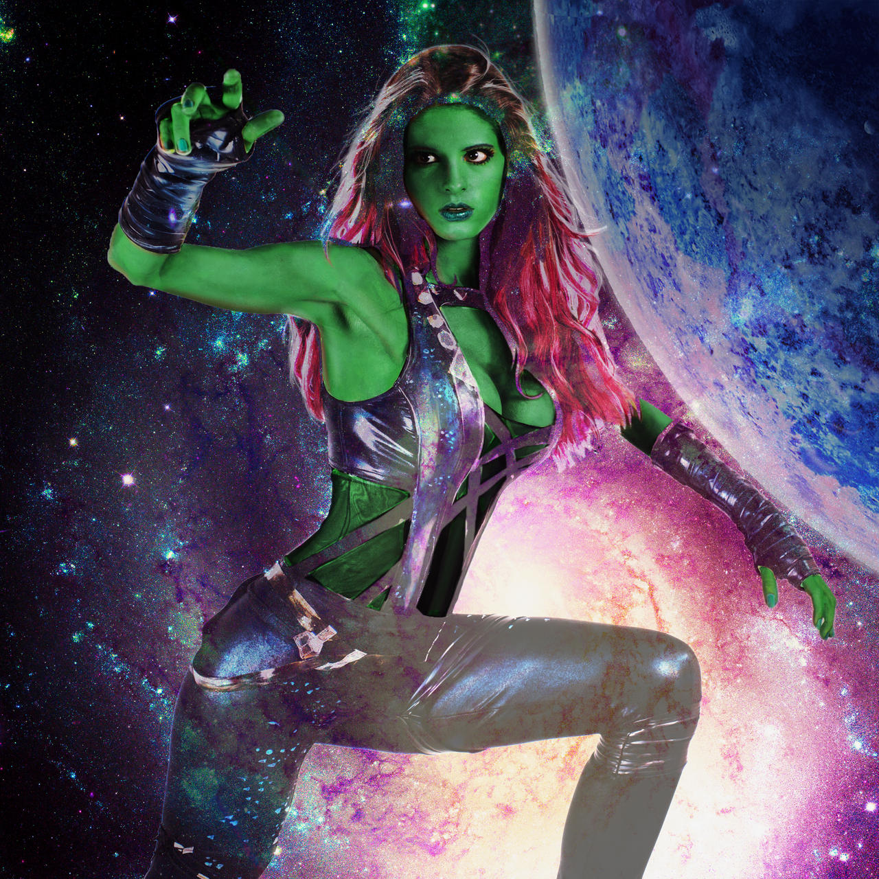 Gamora Cosplay, Galaxy Serendipity by KayPikeFashion