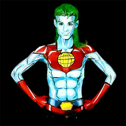 Captian Planet Bodypaint Animation