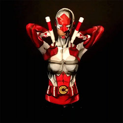 Captain Canuck Bodypaint Animation