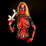 Lady Deadpool Bodypaint Animation