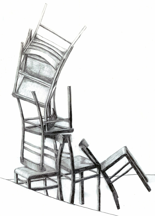 Pile Of Chairs By Fifilein On Deviantart