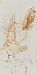 Daffy Duck doodle