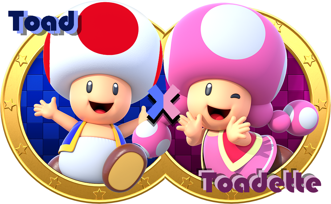 Toad X Toadette by The-Brunette-Amitie on DeviantArt.