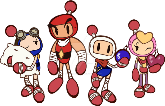 Chibi Super Bomberman R.U.S.H. ~ by The-Brunette-Amitie on DeviantArt