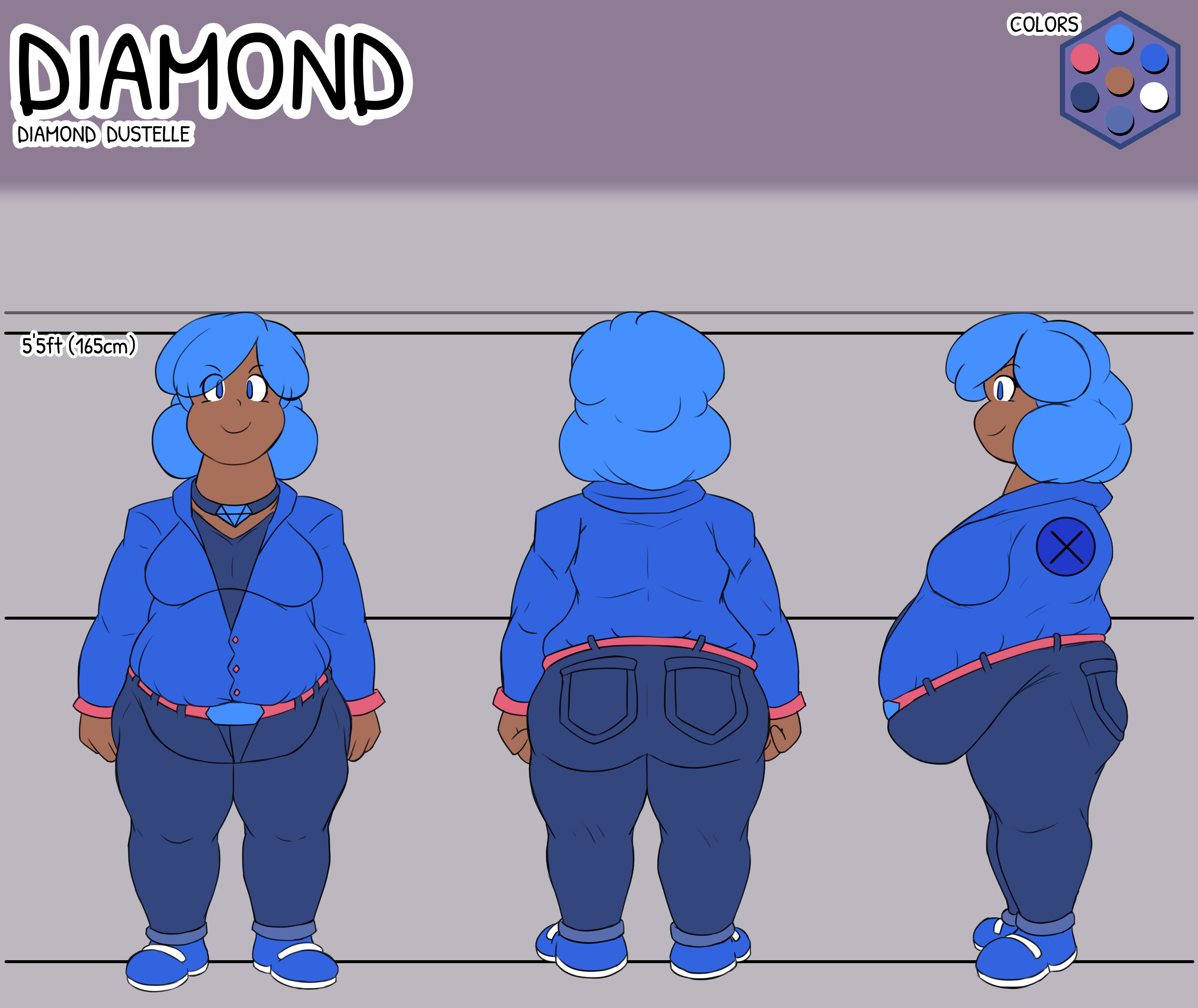 Diamond Reference Sheet by GellyCannon on DeviantArt